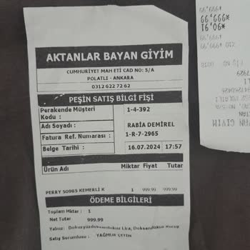Aktanlar Sport (Polatlı) Kargo Parası İstedi!