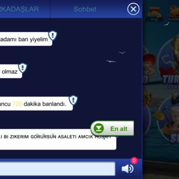Fun 101 Okey Admin Kafasına Göre Banlaması