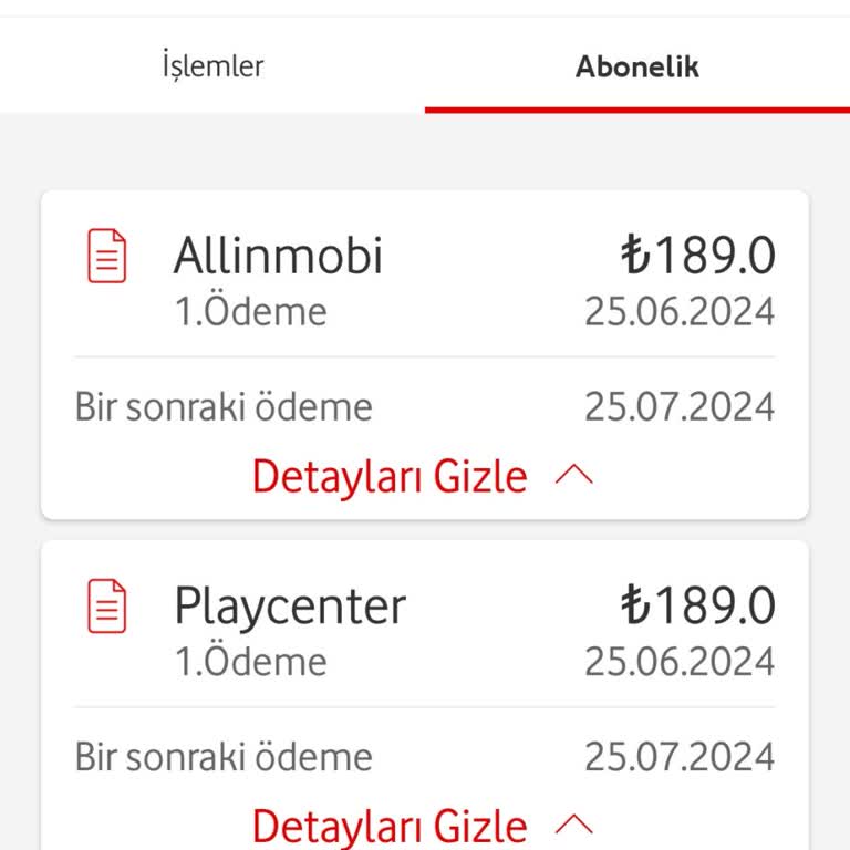 Allinmobi İzinsiz Abonelik Ve Ödeme İadesi Talebi