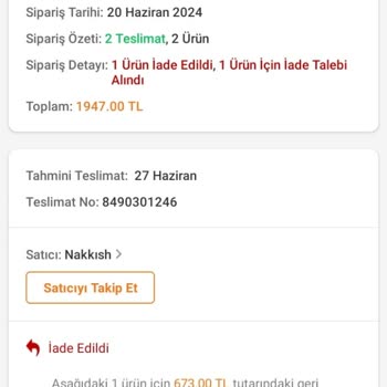 Trendyol Paramı İade Etmiyor