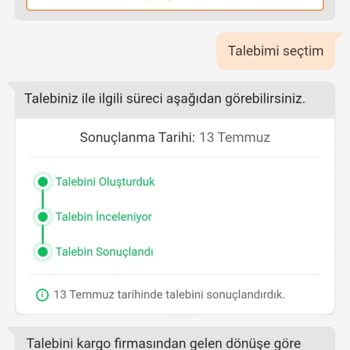 Trendyol Paramı İade Etmiyor