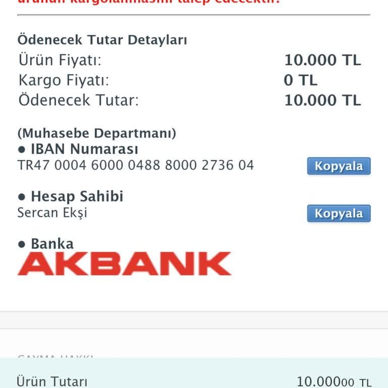 Sahibinden Sahte İlan Ve Güvenlik Uyarısı