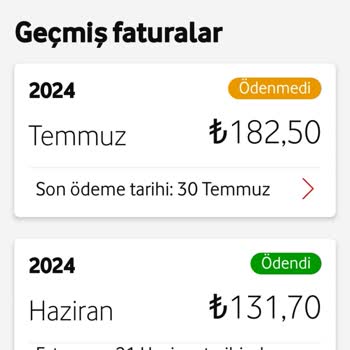 Vodafone Sürekli Fatura Arttırma Şikayeti