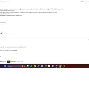 Avansas Ofis Malzemeleri İşini Düzgün Yapmıyor!