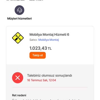 Hepsiburada.com Sahte Evrak İle Kurulum Yapılmayan Dolap. Para İadesi