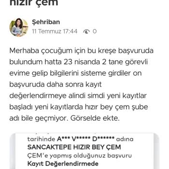 İBB - İstanbul Büyükşehir Belediyesi Yuvamız Kreş Hızır Ç**