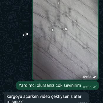 Kevser Bahadır Online Butikte Ürün Sorunu