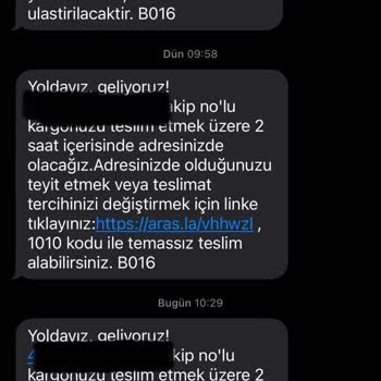 Aras Kargo Kargoyu Teslim Edilmiş Gibi Gösteriyor.