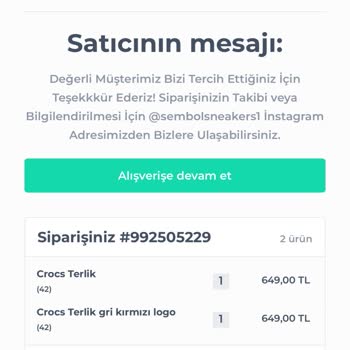Sembol Sneakers Eksik Gönderilen Ürün Ve İletişim Sorunu