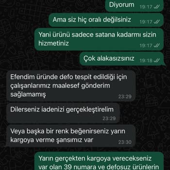 Sembol Sneakers Eksik Gönderilen Ürün Ve İletişim Sorunu