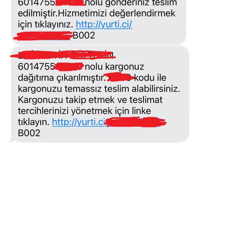 Yurtiçi Kargo - Habersiz Ve Adres Dışı Teslimat