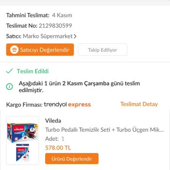 Vileda Nın Garantisi Dolmadan Arızalandı
