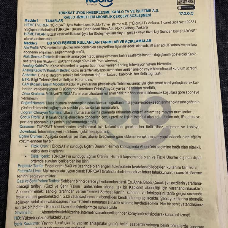 Kablo Net 18 Gündür Kurum İçin Bekletilme Sorun Çözümü Yok