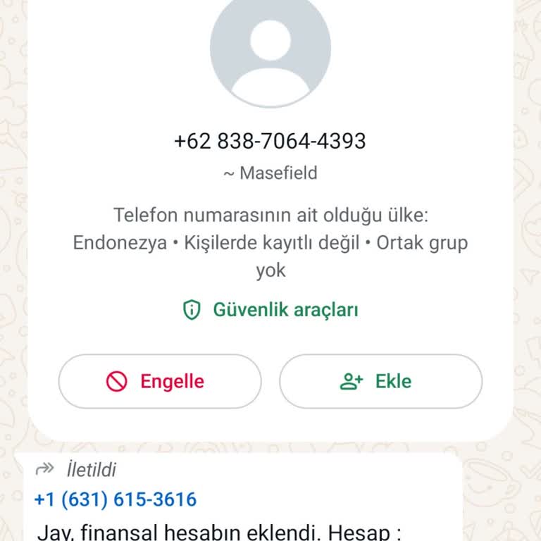 WhatsApp Jay Finansal Hesap Şikayet