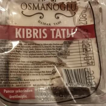 BİM Kıbrıs Tatlısı Kokan Ve Küflü