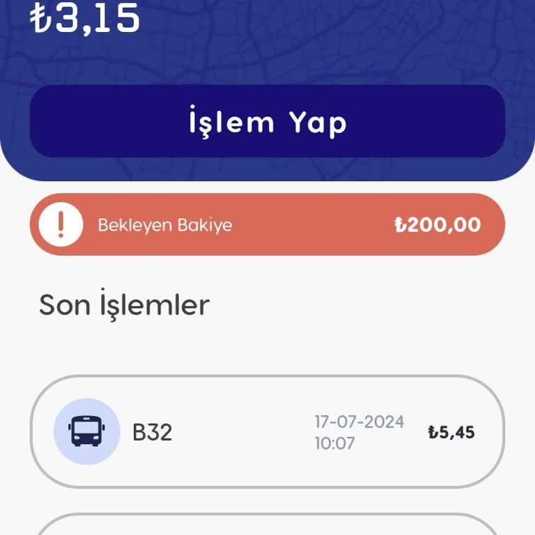 BURULAŞ Attığım Para Beklemede Duruyor