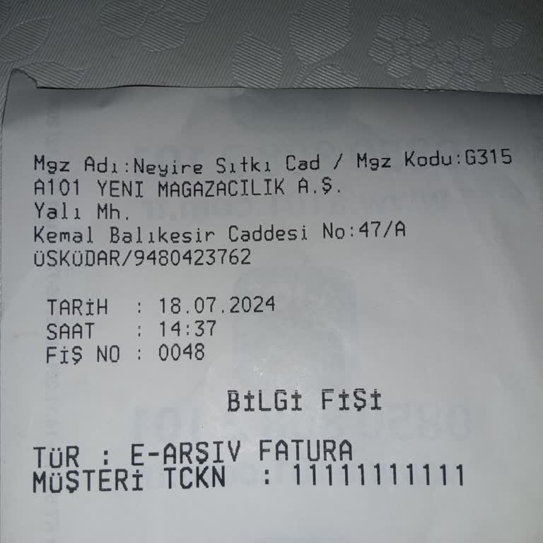 Erdek A101 'deki Saygısızlık