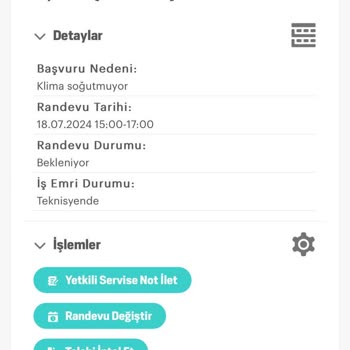 Arçelik Klima Servis Sorunu