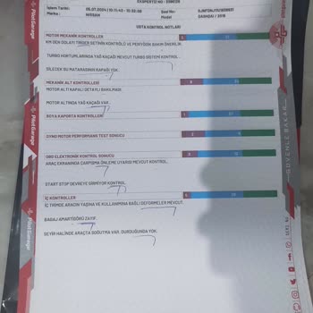 Pilot Garage Hatalı Tespit Güvensiz İşletme