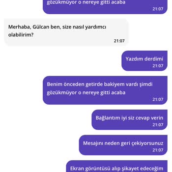 Getir, Getir Cüzdan Bakiyemi Sildi