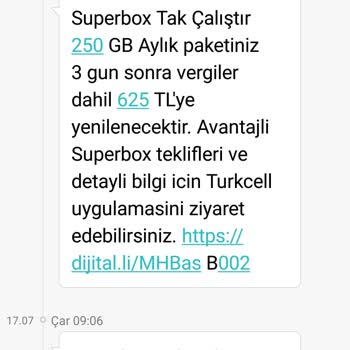 Turkcell Superbox Anlaşmalı Fiyatın İki Katından Fazla Artması