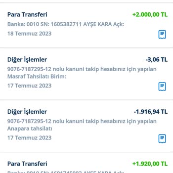 Denizbank Yasak Takip Borç Silinmesi İstemi