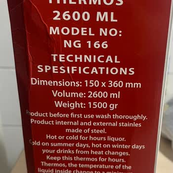 Nurgaz Campout Termos Çok Kötü