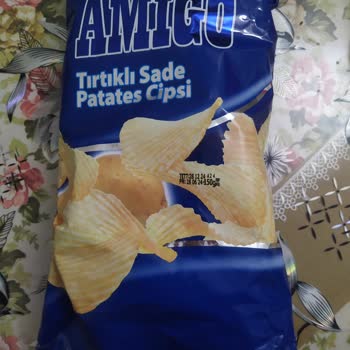 İste Gelsin İle Gelen Şok Ürünü Amigo Cips Açılmış Ve Bantlanmış