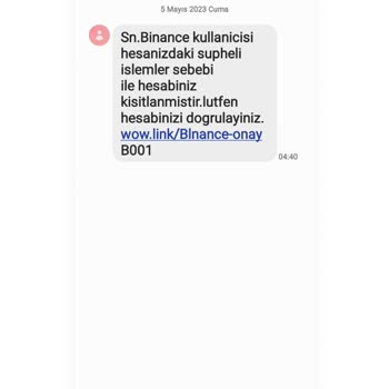 Ticaret Bakanlığı Binance Fon Hesabi Kısıtlanması