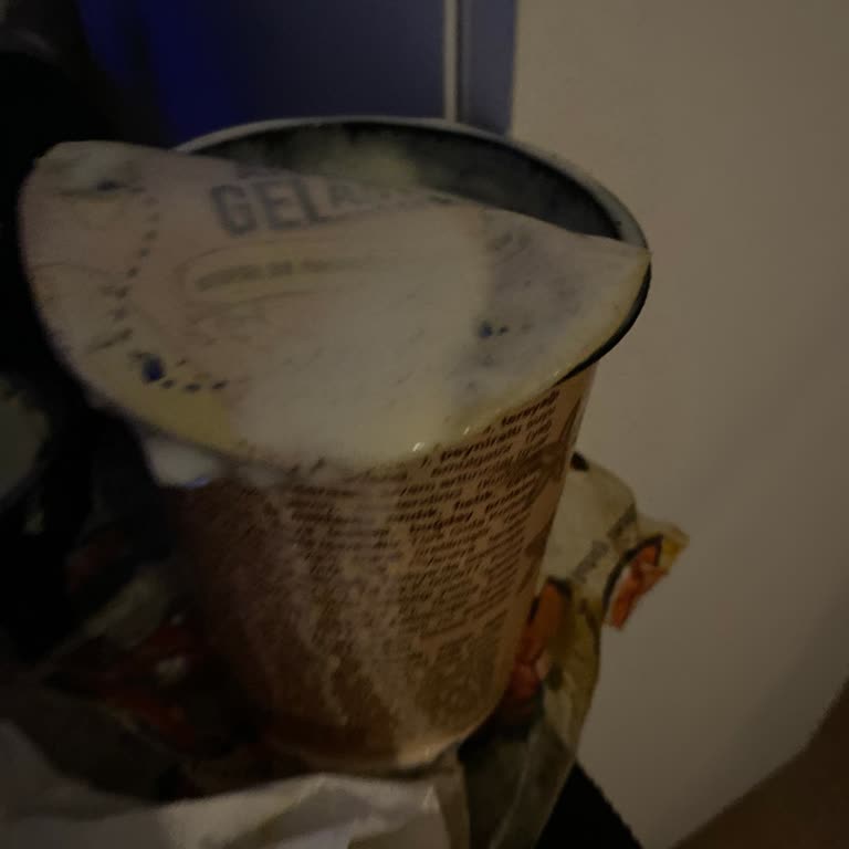 Migros'tan Aldığım Dondurma Erimiş Ve Poşete Yayılmış