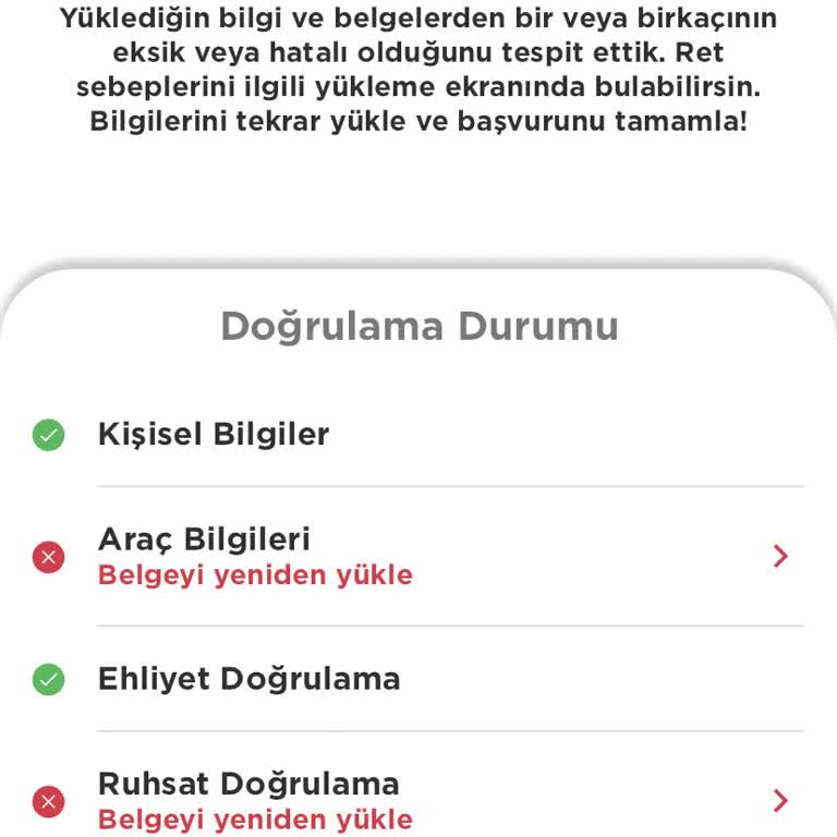 Martı Spontini 110cc Kabul Görmemesi