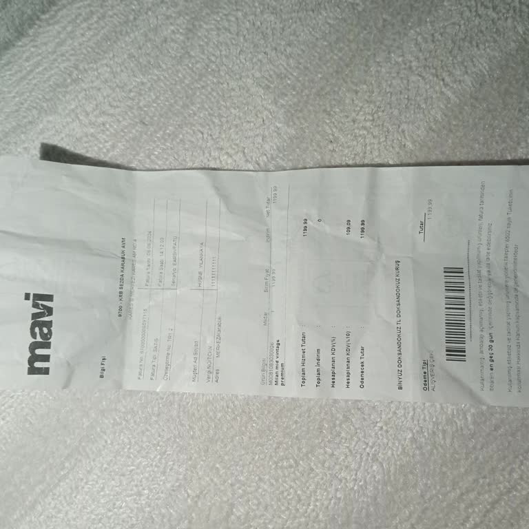 Mavi İade İstiyorum