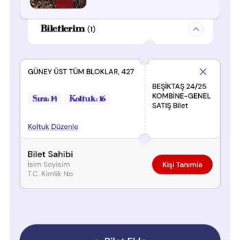 Passolig Beşiktaş Kombine Sorunu