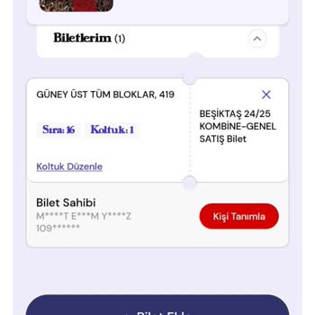 Passolig Beşiktaş Kombine Sorunu
