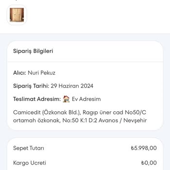 A101 Teslim Edilmeyen Ürün