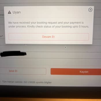 VFS Global Randevu Oluşturma Sorunu