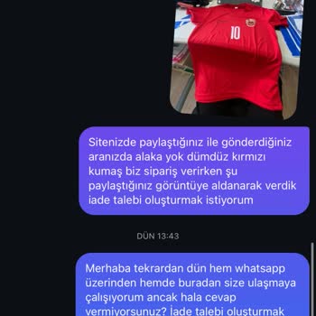 Oversize Hub Görseldeki Ürün Ve Gönderilen Ürün Farkı