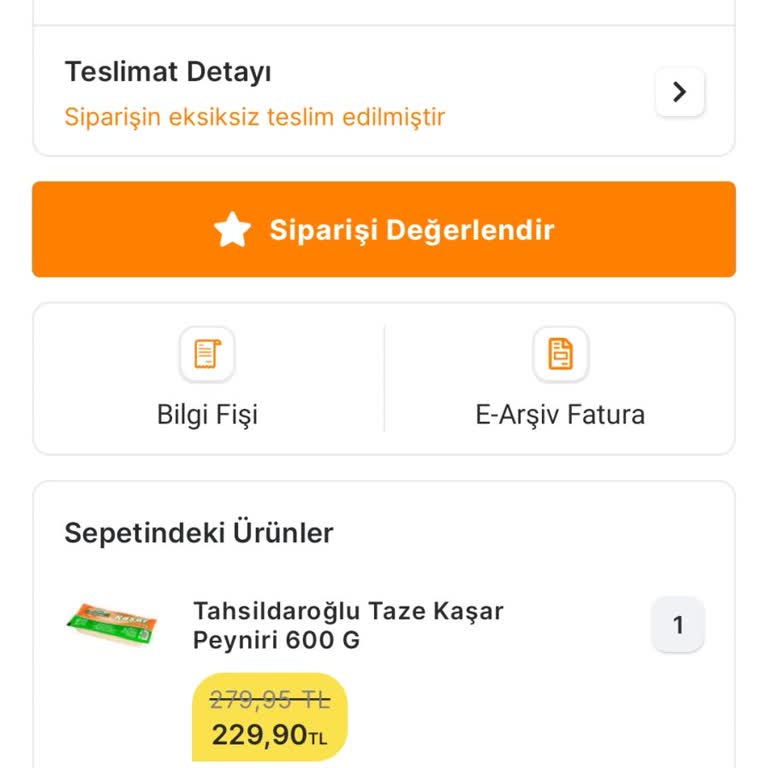 Migros Ücretini Ödediğim Ürünün Teslim Edilmemesi