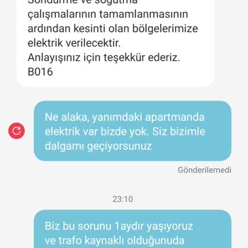 GDZ Elektrik Dağıtım İzmir Mevlana Mahallesi'nde Sürekli Elektrik Kesintisi Sorunu