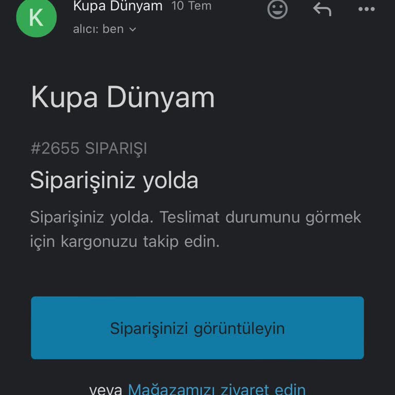 Kupa Dünyam Alışveriş İçin Çok Dikkat Edilmesi Gereken Bir Firma!
