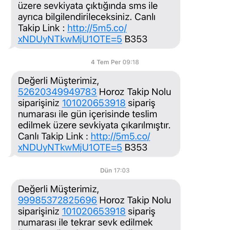 Horoz Lojistik Teslim Edilmeyen Kargo