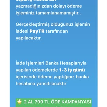 Maliav Butik (instagram: maliavdesign) Sipariş Ve Ödeme Sürecinde Yaşanan Sorunlar