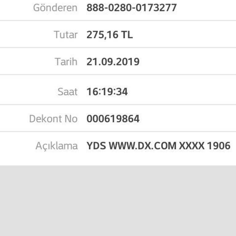 Dx.com Ödeme Yapılmasına Rağmen Sipariş Görünmüyor Ve İade Yapılmıyor