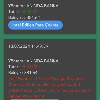 Betpark'ta Yaşadığım Çekim Sorunu