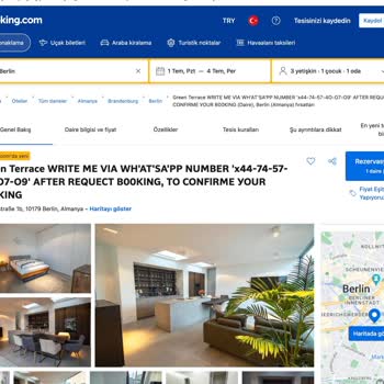 Booking.com'da Yaşanan Rezervasyon Sorunu Ve Ücret İadesi Talebi