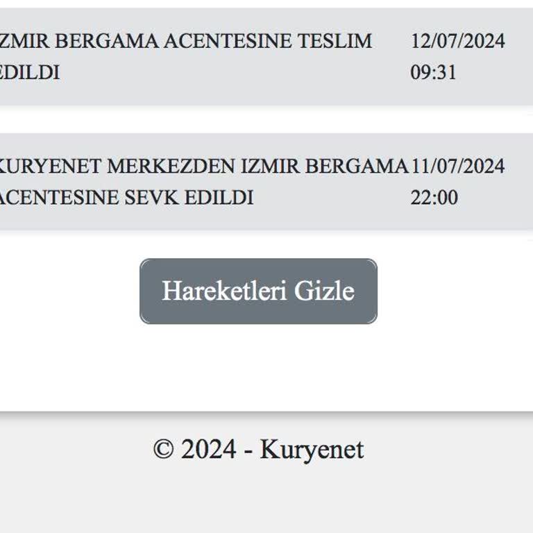 Kuryenet Gönderim Hala Dağıtıma Çıkmadı