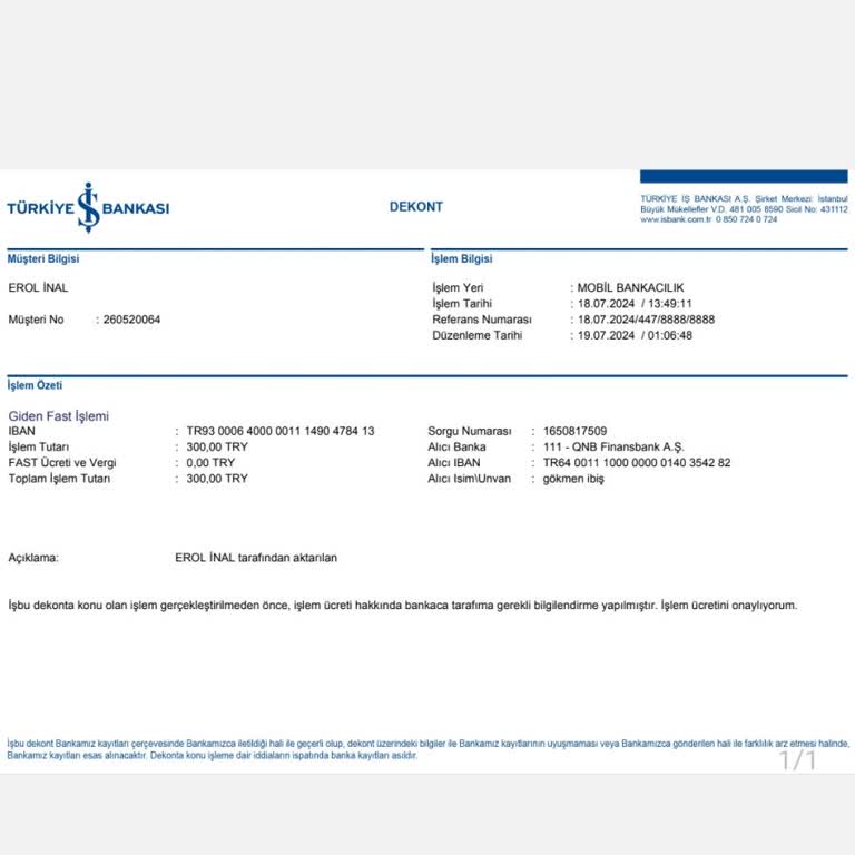 Param Para Yatmadı Anlamadım