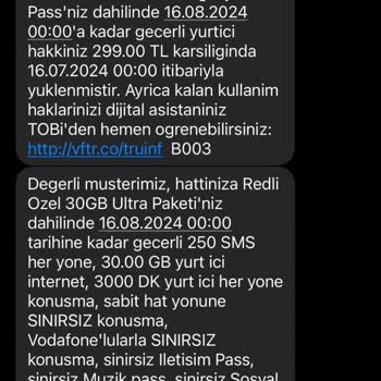 Onayım Olmadan Vodafone Red Business Pro Özel Navigasyon Hizmeti