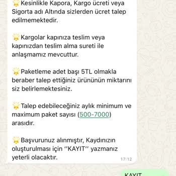 Evde Ekişi Paketleme Kişisel Bilgilerimin İzinsiz Kullanımı Hakkında Şikayet