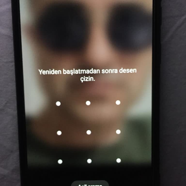 Samsung S20 Desen Kilidini Kabul Etmiyor